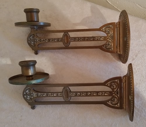 Vintage antique pair brass - vintage/antique,