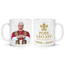 Pope Leo XIV Commemorative 2025 10oz Mug Cup Catholic Church Religious Gift