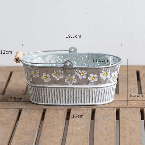 Pieces vintage metal flower - metal,