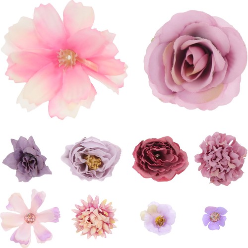 Pcs purple polyester flower - pcs,