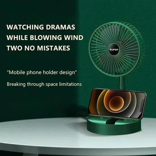 Portable charging desk - desk, fan
