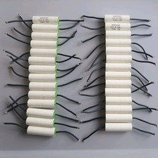 JOBLOT 28 x VINTAGE ASHCROFT 0.22uF 1250V CAPACITOR, VALVE, AMP, RADIO (MY-854)