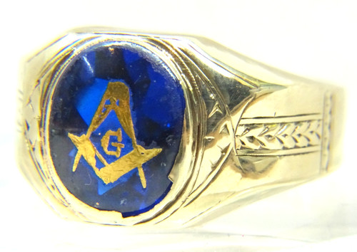 Vintage masonic yellow - 10, k