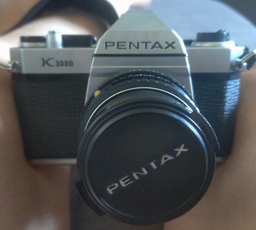 Pentax k1000 film camera 35mm - film,
