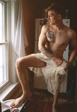 Handsome male nude physique - male,