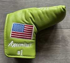 Pebble Beach Golf Putter Head Cover - Green - New