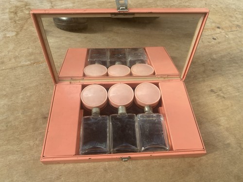Vintage vanity set mirrored - vanity,