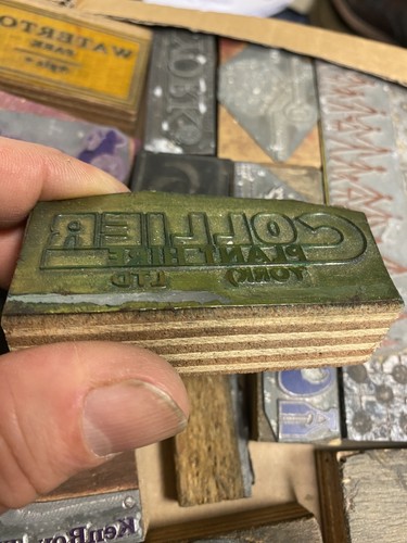 Letterpress printing block - letterpress,
