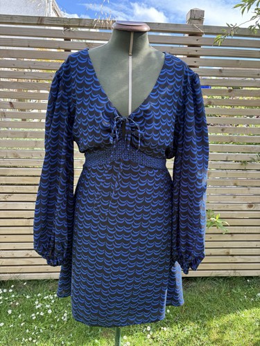 Smart blue black patterned - smart, blue/