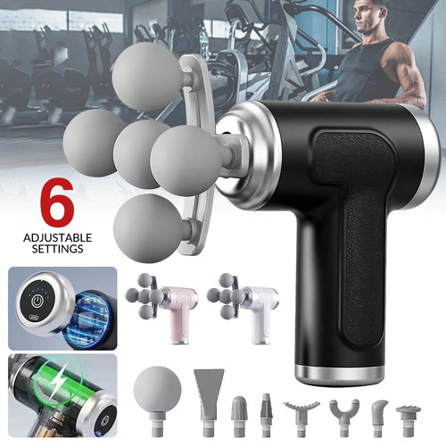 Electric massager gun - 9-in-1,