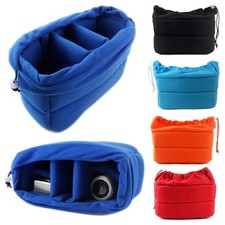 Camera Insert Bag  Partition Padded Bag Photography Protective Camera Len Case