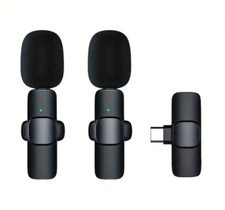 Mini Wireless Lavalier Microphone Mic Phone Type C Vlog TikTok YouTube Interview