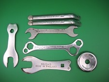 BROOKS BICYCLE TOOLS SPANNER + SPOKE KEY JOBLOT - MAINLY NEW OLD STOCK