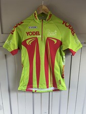 Vitesse Yodel Tour of Britain 2013 men's cycle jersey | Green/Red | Small |