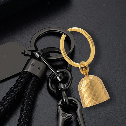 Brass bell keychains anti lost - bell,