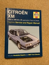 Citroen XM 1989 - 1998 Petrol & Diesel Haynes Manual Hardback