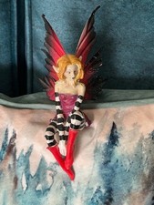 Nemesis Now Fairy Sitting shelf corner Figurine 7"  18 CM