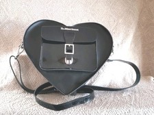 DR martens love heart black