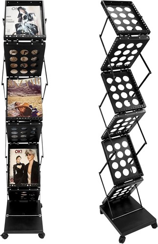 Foldable magazine rack - rack,, a4