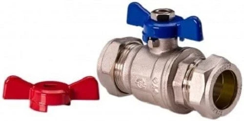 15mm butterfly valve isolating - 15mm,