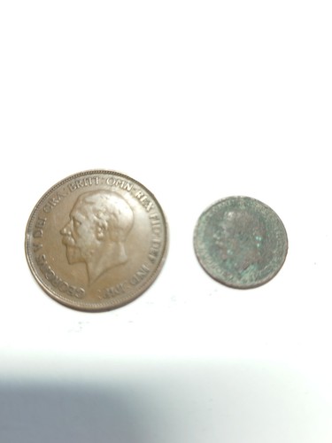 Pair georgian coins 1917 - pair,