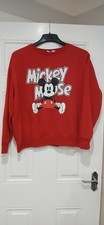 Disney Mickey Mouse Jumper Size XL/ 18 To 20 Uk