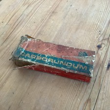 Vintage Carborundum Combination Stone 6"x 2"x 1" No. 108 Boxed