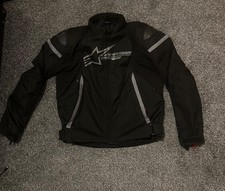 Alpinestars Zaca Motorbike waterproof jacket, Black and grey 