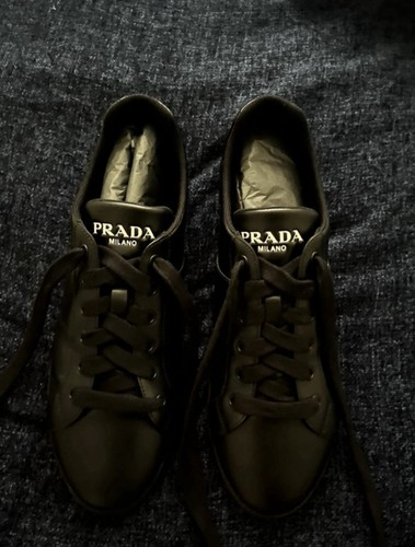 Men prada black vitello - men’s,