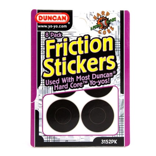 Duncan yoyo friction - friction, stickers