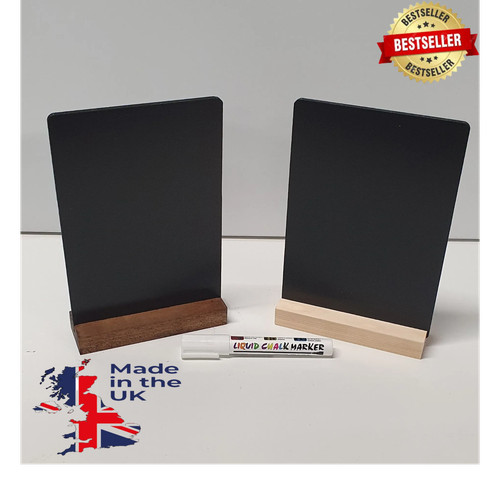Table top chalkboard menu - table,
