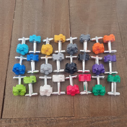 Lego cufflinks hand - hand, made