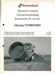 Kverneland silachop 7860 7865 - silachop,