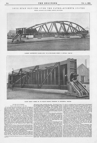Glasgow long span sluices - glasgow, over