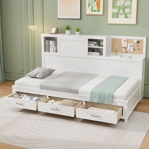 Compact double size daybed - size,