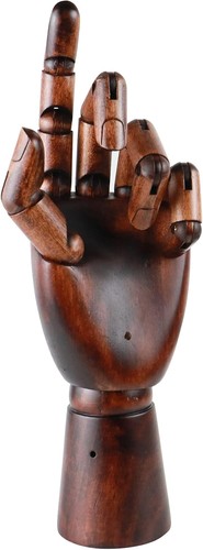 Wooden hand model for artists - wooden,