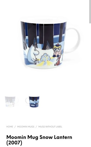 Moomin snow lantern - moomin, mug/