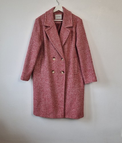 Herringbone pea coat - pea, womens