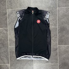 Castelli Entrata Sleeveless FZ Cycling Vest Jersey Black Men’s  - Size XL
