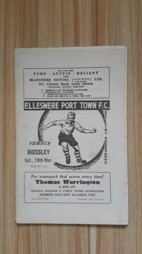 Ellesmere port town mossley - ellesmere,