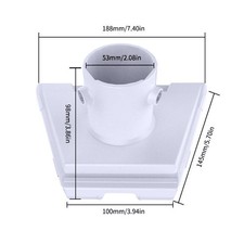 Dish Satellite Pipe Adapter