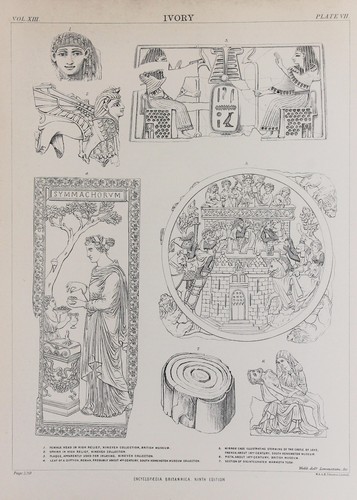 Ivory carvings 1890s antique - carvings,,