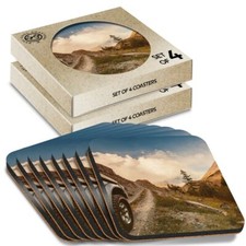 8 x Boxed Square Coasters -