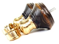 4 Burnt Oak Furniture Sofa Legs M8 With Castors Replacment Chair Feet 125mm High