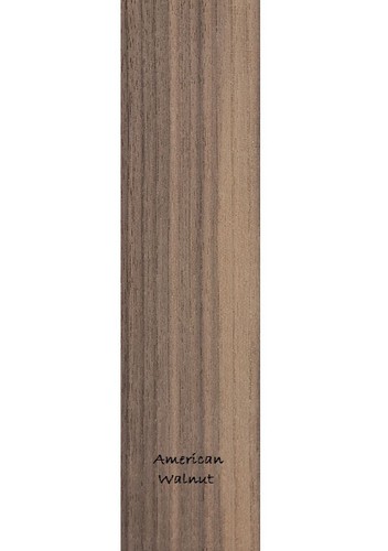 Pre glued iron real - iron-on,, wood