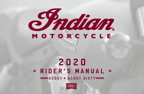 Indian owners manual - owners, 2020