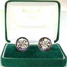 1962 Sixpence cufflinks from