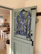 East Blue/Lime Green Crinkle