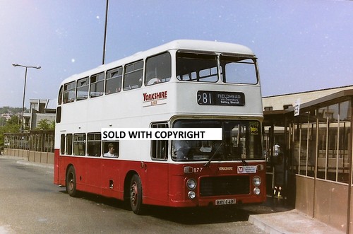 Bus negative 35mm - bus, yorkshire