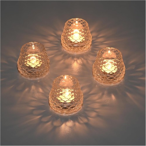 Set glass tea light - set, of